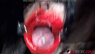 Intense action is the tattooed vixen, Janey Doe's thing
